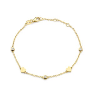 Deze armband van Minioro is gemaakt van 14 karaats goud. De sieraden kunnen worden afgewerkt met prachtige bedels. Bijvoorbeeld een initiaal, icoon of vingerafdruk. Zo heb je echt een uniek en persoonlijk sieraad.