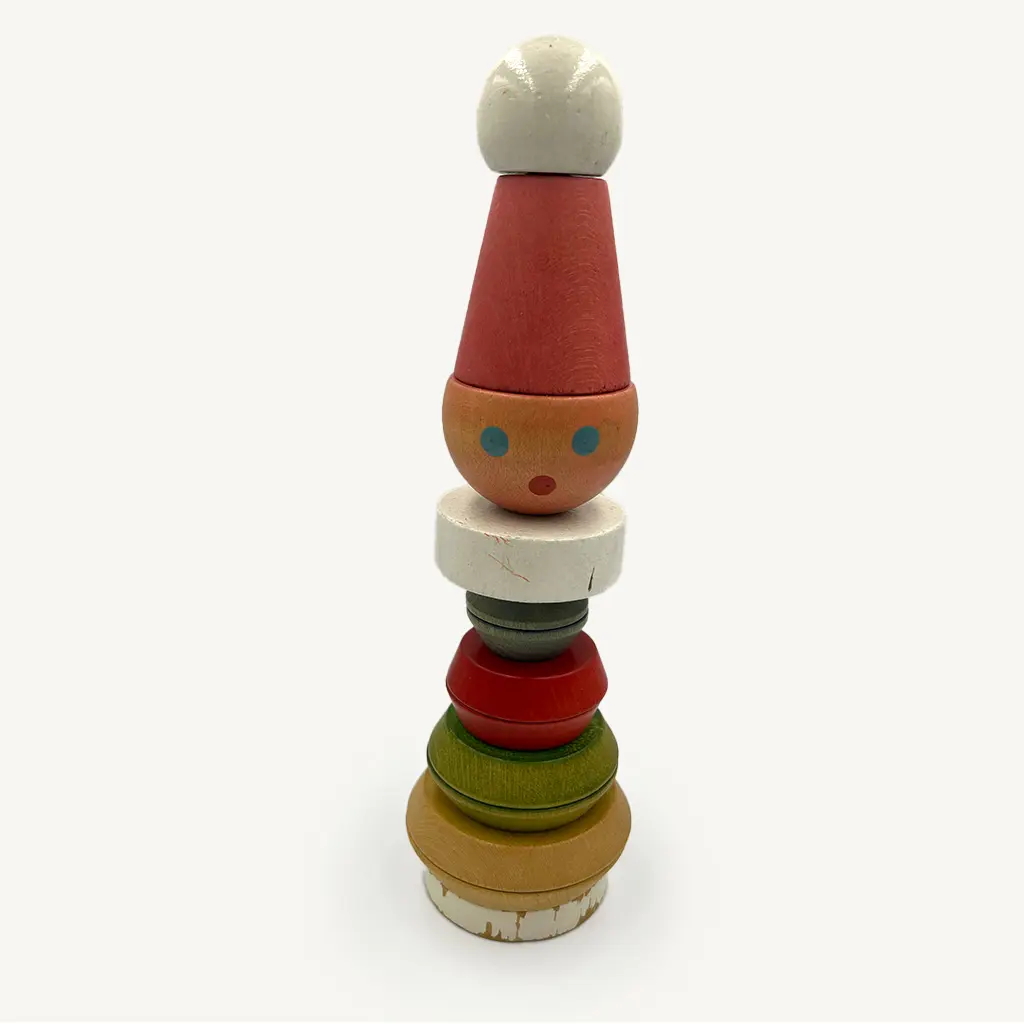 Vintage Clown stapel toren