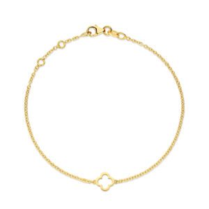 Deze armband van Minioro is gemaakt van 14 karaats goud. De sieraden kunnen worden afgewerkt met prachtige diamanten maar ook met moedermelk of as. Zo heb je echt een uniek en persoonlijk sieraad.