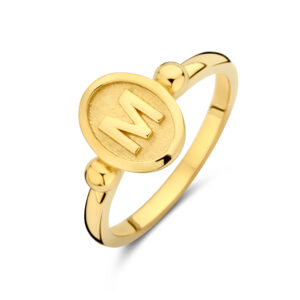 Deze ring van Minioro is gemaakt van 14 karaats goud. De sieraden kunnen worden afgewerkt met prachtige diamanten maar ook met moedermelk of as. Zo heb je echt een uniek en persoonlijk sieraad.