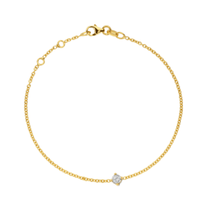 Deze armband van Minioro is gemaakt van 14 karaats goud. De sieraden kunnen worden afgewerkt met prachtige bedels. Bijvoorbeeld een initiaal, icoon of vingerafdruk. Zo heb je echt een uniek en persoonlijk sieraad.
