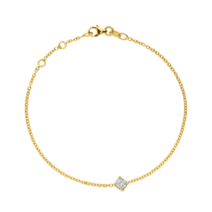 Deze armband van Minioro is gemaakt van 14 karaats goud. De sieraden kunnen worden afgewerkt met prachtige bedels. Bijvoorbeeld een initiaal, icoon of vingerafdruk. Zo heb je echt een uniek en persoonlijk sieraad.