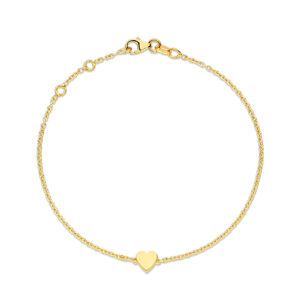 Deze armband van Minioro is gemaakt van 14 karaats goud. De sieraden kunnen worden afgewerkt met prachtige diamanten maar ook met moedermelk of as. Zo heb je echt een uniek en persoonlijk sieraad.