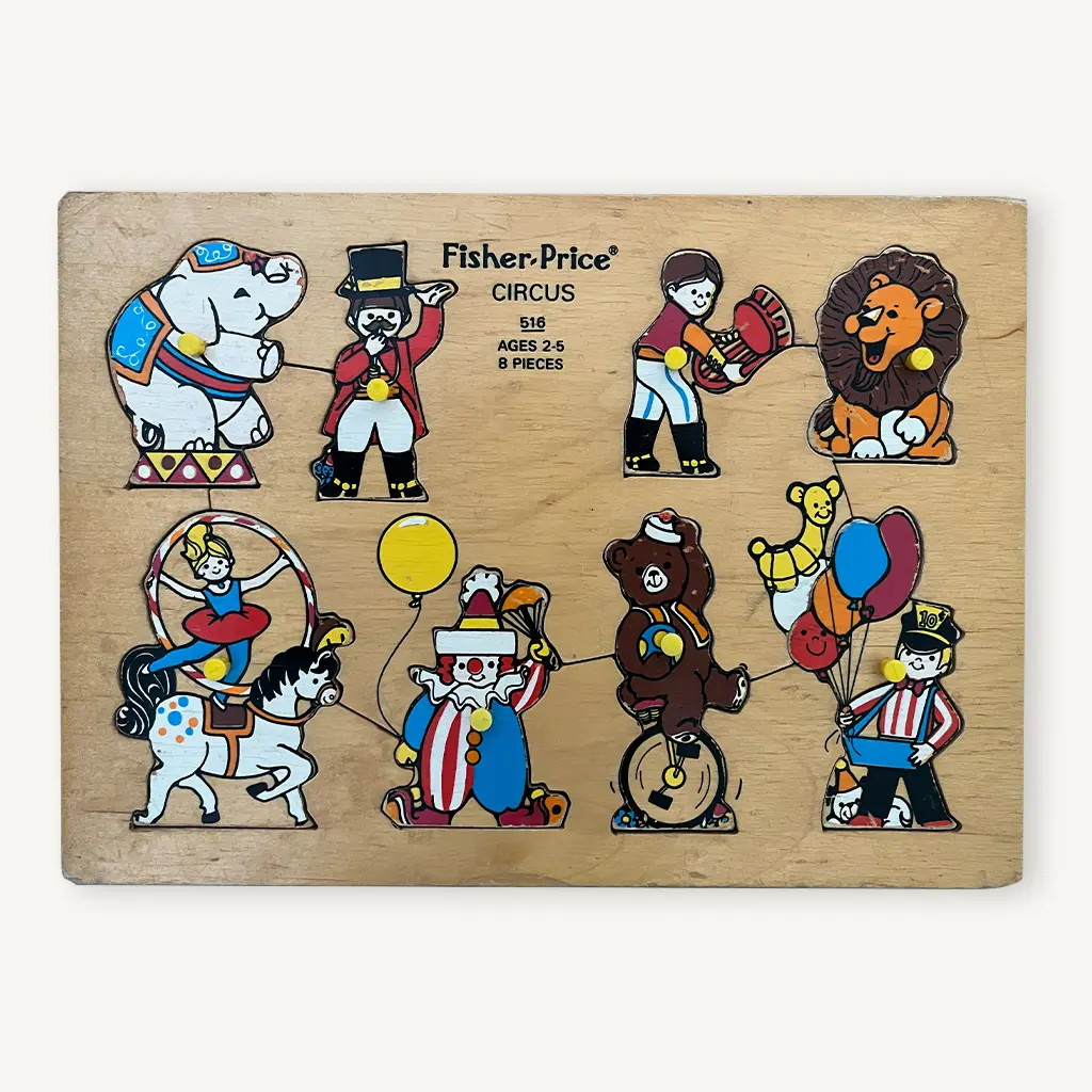 Tweedehands Fisher Price circus puzzel