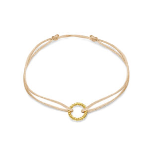 Deze armband van Minioro is gemaakt van 14 karaats goud. Dit item kan worden gepersonaliseerd met een icoon of initiaal. Zo heb je echt een persoonlijk en uniek sieraad.