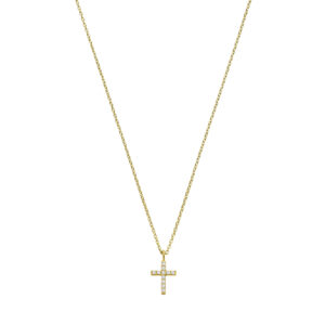 Deze ketting van Minioro is gemaakt van 14 karaats goud. Dit item kan worden gepersonaliseerd met een icoon of initiaal. Zo heb je echt een persoonlijk en uniek sieraad.