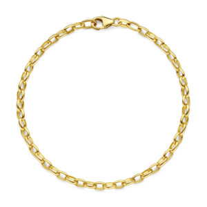 Deze ketting van Minioro is gemaakt van 14 karaats goud. Dit item is leuk op zich zelf maar ook leuk met gepersonaliseerde bedels. Zo heb je echt een persoonlijk en uniek sieraad.