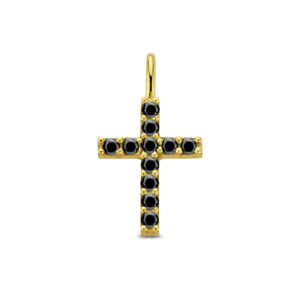 Deze bedel van Minioro is gemaakt van 14 karaats goud. Dit item is afgewerkt met prachtige diamanten.