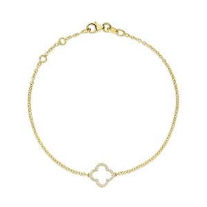 Deze armband van Minioro is gemaakt van 14 karaats goud. Dit item kan worden afgewerkt met prachtige diamanten.