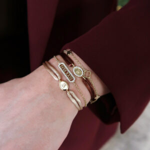 14 karaats goud armbanden met diamant