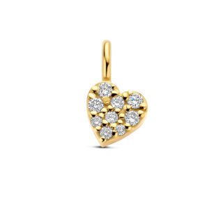 Deze bedel is van het merk Minioro. De bedel is 14 karaat goud. Leuk om aan een ketting of armband te hangen.