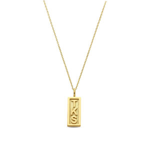 Deze ketting van Minioro is van 14 karaat goud. In de ze bedel is een initiaal verwerkt. De bedel kan ook afgewerkt worden met een jaartal bedel of diamanten. Zo heb je echt een persoonlijk en uniek sieraad.