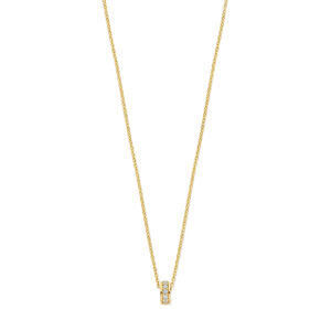Deze ketting van Minioro is van 14 karaat goud. Zo heb je echt een persoonlijk en uniek sieraad. Dit sieraad is afgewerkt met prachtige diamanten. De armband kan ook afgewerkt worden met een initiaal bedel.