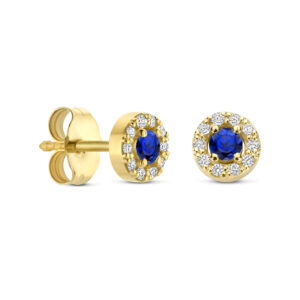 Deze oorbellen van Minioro zijn van de milestone collectie. Deze collectie draai om sieraden met een geboorte steen er in. De sieraden kunnen ook afgewerkt worden met diamanten. Deze oorbellen hebben de geboorte steen van de maand september.