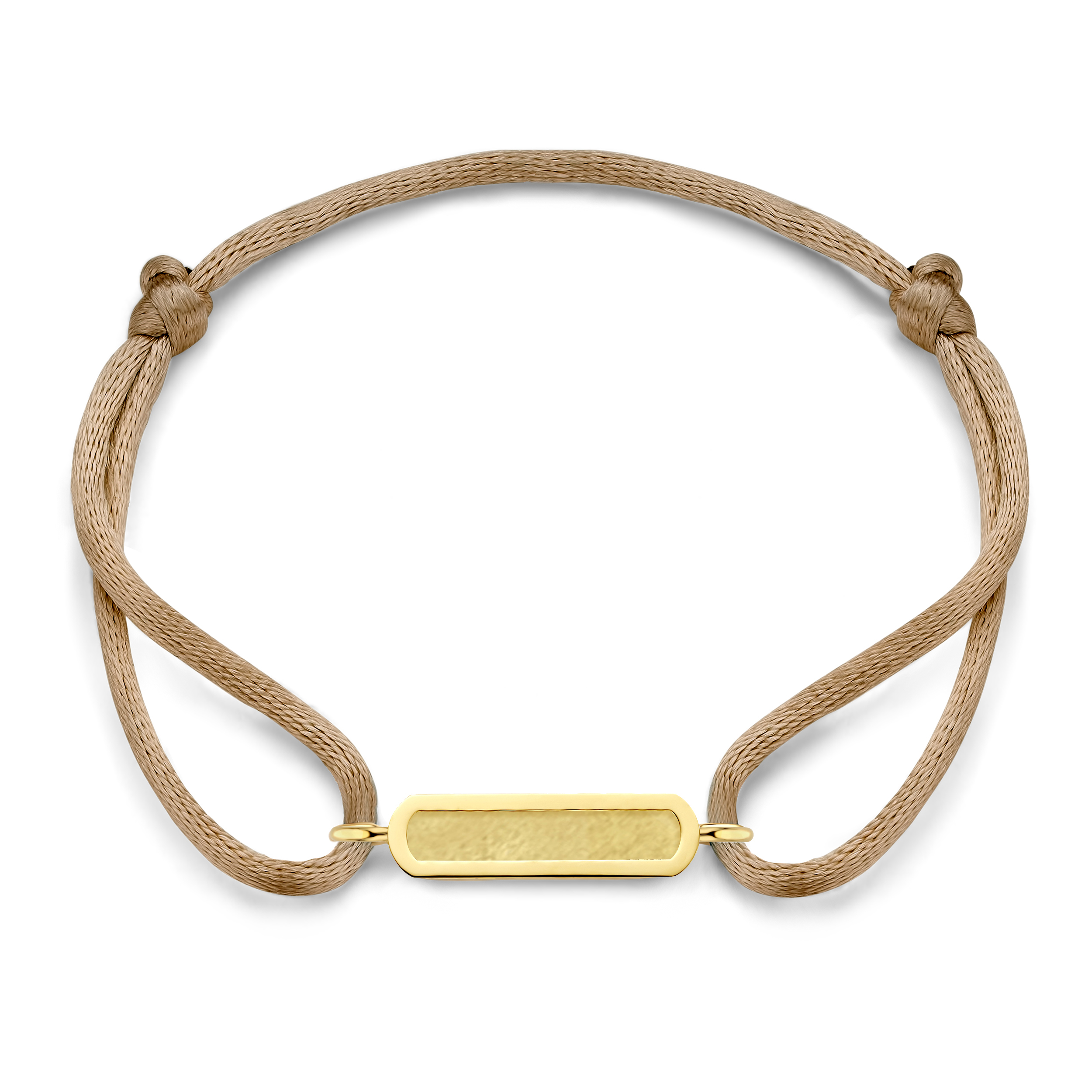 Deze armband van Minioro is gemaakt van 14 karaats goud. De sieraden kunnen worden afgewerkt met prachtige diamanten, as of moedermelk. Zo heb je echt een uniek en persoonlijk sieraad.